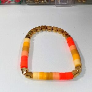 Handmade Clay Bead Bracelet Jewelry Women (106)